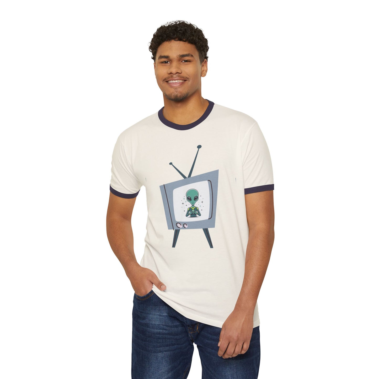 Late night Visitor Ringer Tee