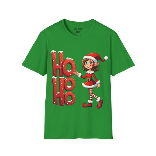 HO HO HO Christmas T-Shirt — Festive Holiday Tee