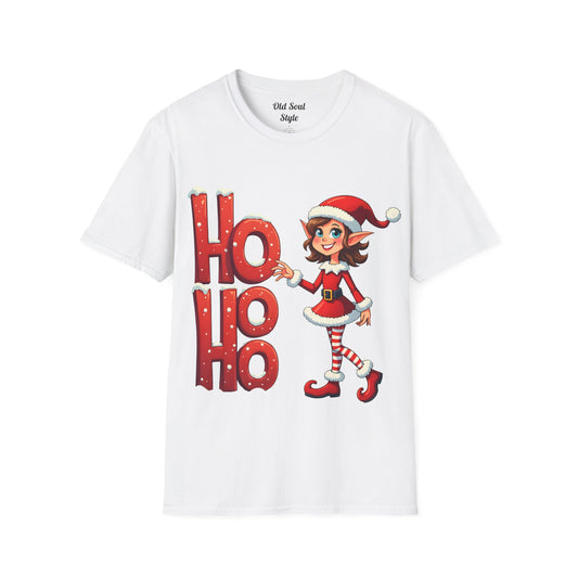 HO HO HO Christmas T-Shirt — Festive Holiday Tee