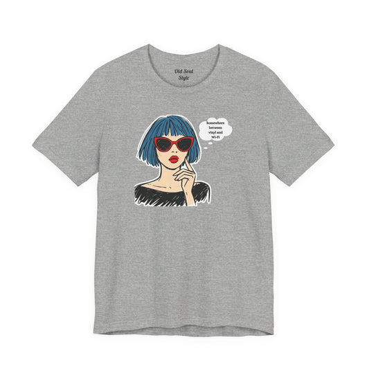 Vinyl and Wi-Fi Tee