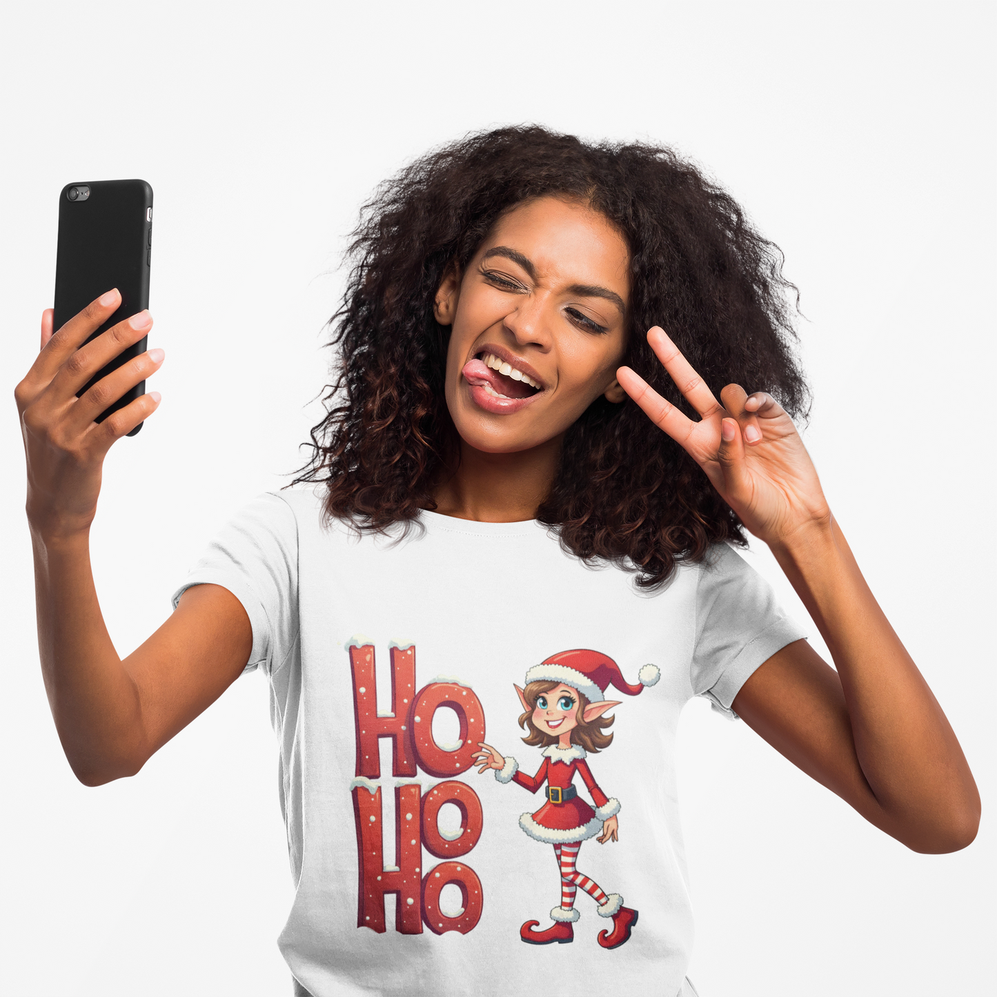 HO HO HO Christmas T-Shirt — Festive Holiday Tee